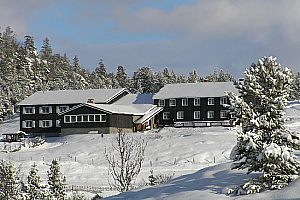 Winteransicht 2005 des Hindsæter - Fjellhotel