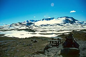 Die Hurrungane-Berge mit dem Fannaråki